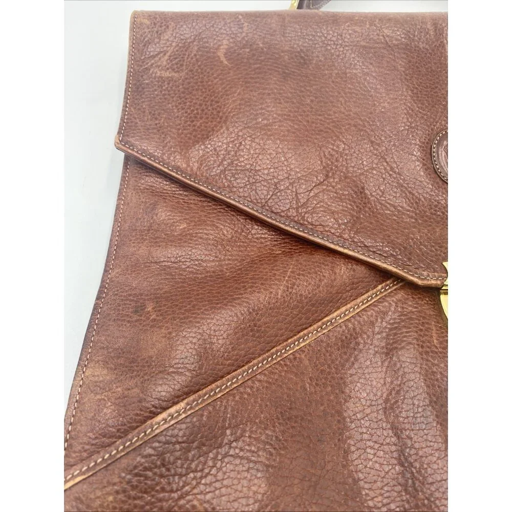 Vintage Medici Creations Leather Messenger Bag Satchel Breifcase Tote W. Germany